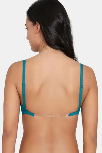 Buy Zivame Padded Non Wired 3/4th Covarage Backless Bra - Exotic Plume